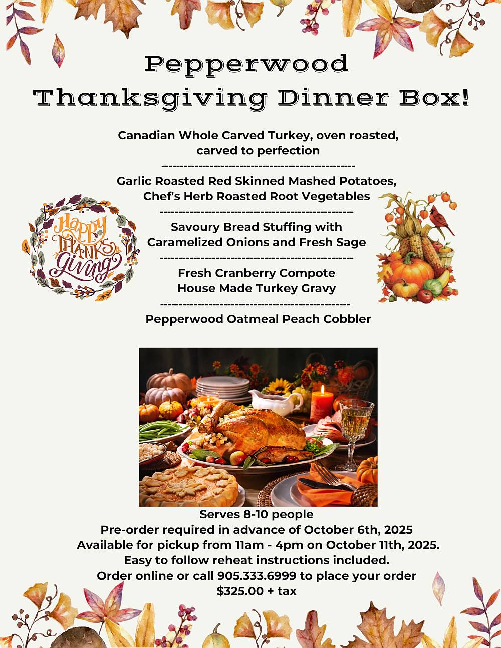 Thanksgiving Dinner Box