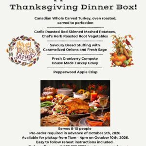 Pepperwood Thanksgiving Dinner Box